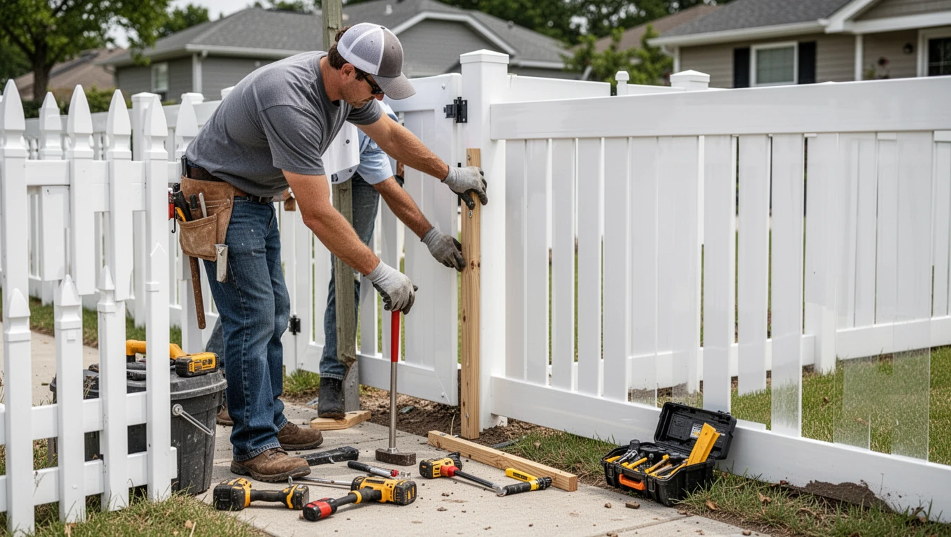 Vinyl Fence Installation