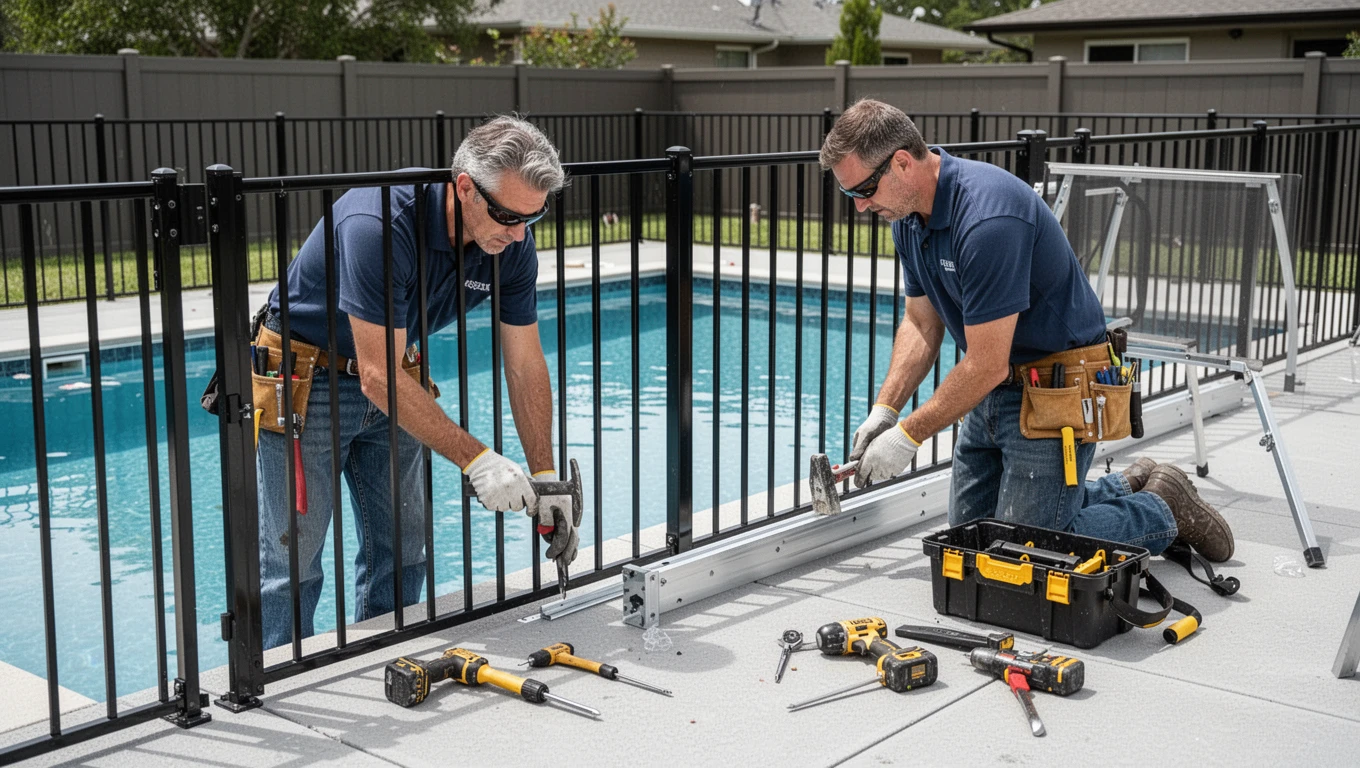 Pool Fence Installation
