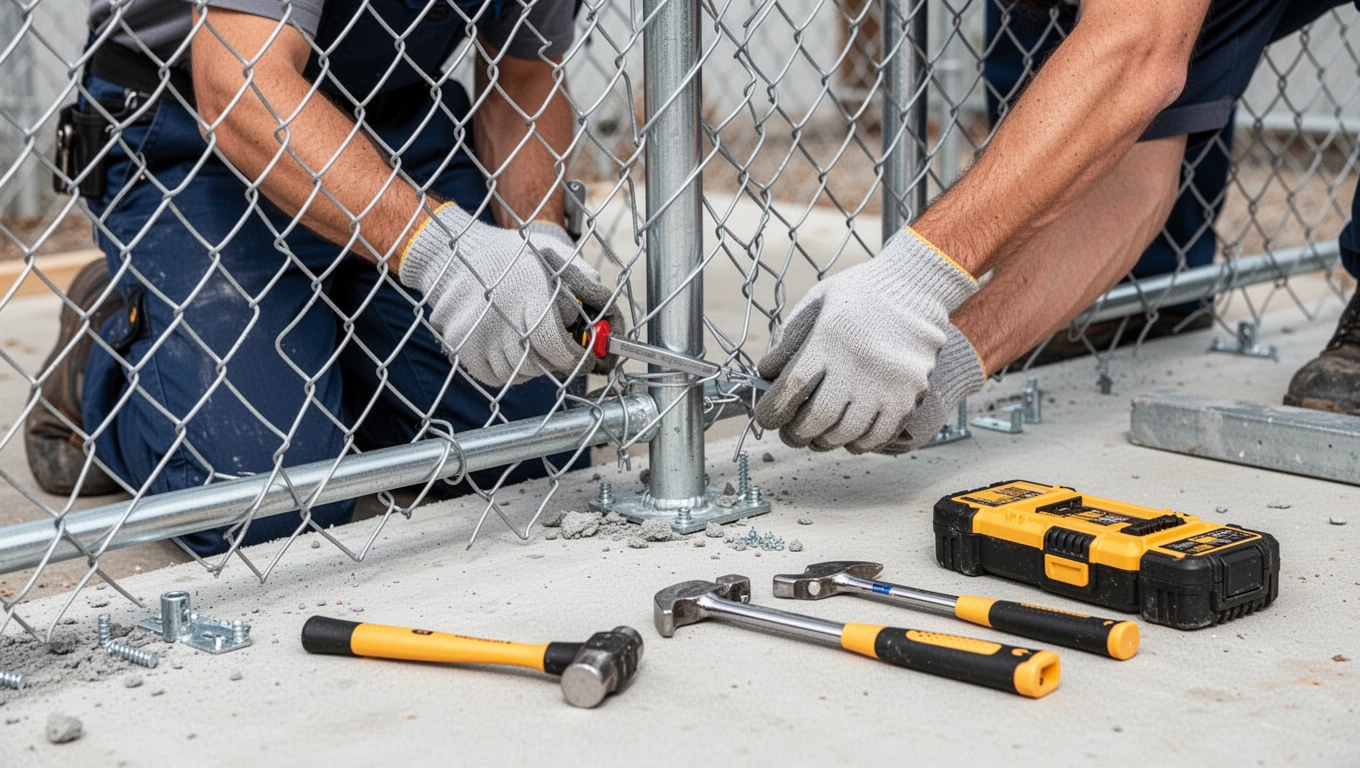 Chain Link Fence Installation