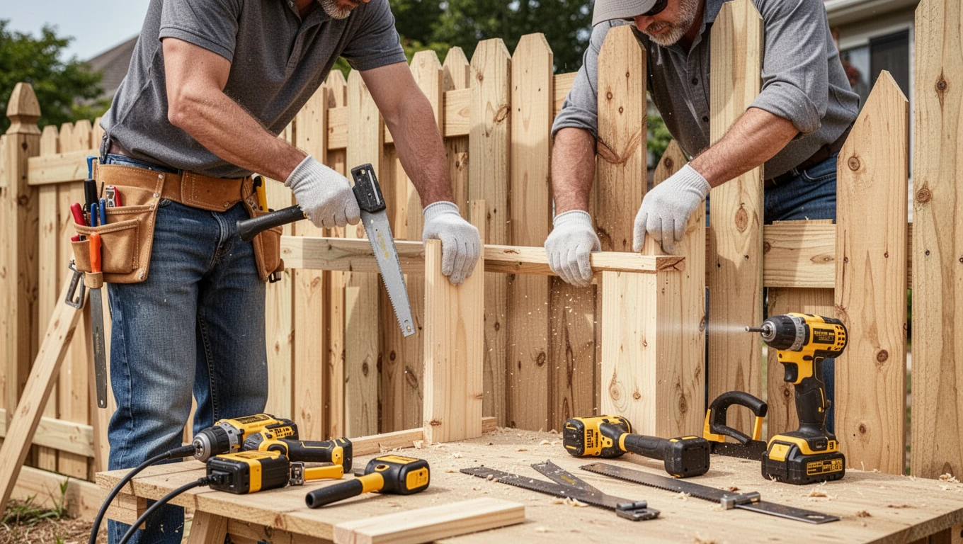 Wood Fence Installation